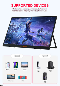 GTMEDIA MATE 156 Moniteur portable 1080P FHD IPS Ordinateur portable Moniteur mobile HDMI USB C Écran externe pour PC <span class=keywords><strong>Mac</strong></span> Phone Xbox - Product Image 2