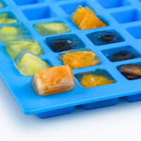 Moule Carré en Silicone de Résine à 126 Trous, Écologique et Flexible, Outil de Cuisson Domestique pour Mini Cubes – Options OEM/ODM Disponibles