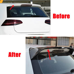 Alerón Trasero de Fibra de Carbono para Techo de Volkswagen <span class=keywords><strong>GOLF</strong></span> 7 7.5 <span class=keywords><strong>MK7</strong></span> R GTI <span class=keywords><strong>GTD</strong></span> 2014 - 2018 - Product Image 6