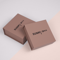 Sunny Pack personalizzato riutilizzabile libro stile speciale carta regalo orecchino collana scatola di imballaggio gioielli