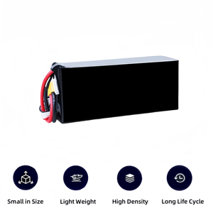 Nouvelle batterie LiPo pour drone 16000MAH 8S 29.6V XT60 / XT90 Batteries haute tension au lithium pour accessoires de drones FPV RC Rotorcraft - Product Image 5