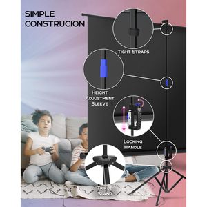 Propvue 120-inch điện Màn hình máy chiếu với đứng trong nhà ngoài trời HD <span class=keywords><strong>4</strong></span>:<span class=keywords><strong>3</strong></span> chiếu cho phim & văn phòng thuyết trình - Product Image 3