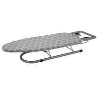 Tabla de Planchar Compacta y Ahorradora de Espacio, Personalizable, Plegable, con Soporte para Plancha y Reposaplanchas