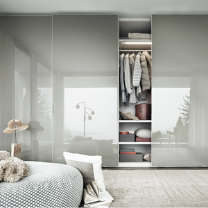 Tủ quần áo lắp ráp sẵn, thiết kế phòng thay đồ, cửa trượt, tùy chỉnh, tủ quần áo âm tường, phòng ngủ, tủ quần áo walk-in - Product Image 4