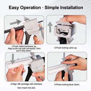 Pistola Aplicadora de Adhesivo Líquido de Dos Componentes JAPI 50ml 1:1 con Mango en D, Operación Manual, Construcción de Aluminio |   Personalización OEM/ODM/OBM - Product Image 4