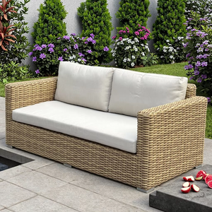 Mobilier de jardin extérieur moderne Canapé en rotin imperméable pour plage, restaurant ou salon pour <span class=keywords><strong>Ambia</strong></span> Outdoor Lounging - Product Image 2