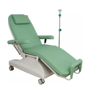 Profesyonel tıbbi ekipman kan bağışı sandalye elektrikli hemodiyaliz sandalye