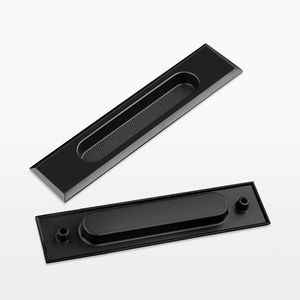 真鍮製スライド式プッシュプル納屋ドアハンドル埋め込み木製ドアバルコニーキッチンバスルーム隠しドアハンドル - Product Image 3