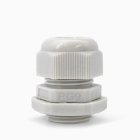 Presse-étoupe industriel 3/4" NPT étanche IP68 en nylon pour câble basse tension, connecteur de passage de câble avec décharge de tension, joint de câble EPDM