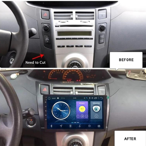 Schermo GPS da 9 Pollici per Cruscotto Auto con Radio e WIFI per Toyota Vios <span class=keywords><strong>Yaris</strong></span> 2008-2013 Modifica Auto - Product Image 4