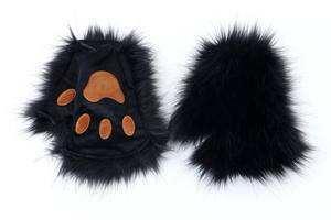 Serre-tête en peluche simulée avec oreilles de renard, queue d'animal, accessoires de cosplay pour cadeaux d'Halloween - Product Image 5