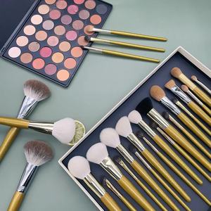 Ensemble de 23 pinceaux de maquillage en poils d'animaux, poils d'écureuil et de chèvre, pinceau à poudre, pinceau à fard à paupières, pinceau pour le teint - Product Image 2