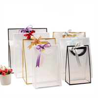 Sac Cadeau Transparent en PVC, Emballage Plastique Tendance Personnalisable