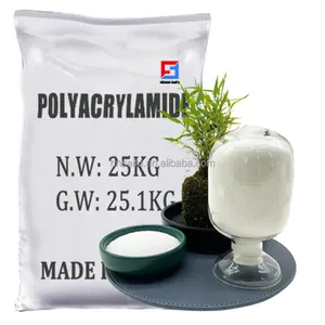 Coagulante de Polímero Catiônico CPAM para Tratamento de Águas residuais de Usina Térmica de Poliacrilamida PAM Floculante Catiônico