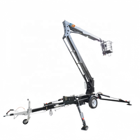 Plateforme élévatrice télescopique électrique hydraulique OFY OTCP 200 kg 10-22 m, nacelle élévatrice tractable, nacelle élévatrice à flèche, rotation à 360°