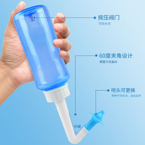 Irrigador nasal para adultos y niños, botella portátil para irrigación nasal, irrigador nasal al por mayor - Product Image 1
