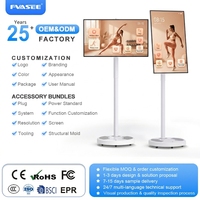 Televisor Inteligente Interactivo LED 4K de 21.5/27/32 Pulgadas con Sistema Android 12, Resolución HDTV 1080p, Función de Rotación, Televisor para Baño, Portátil para Entrenamiento