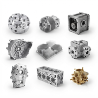 Pièces moulées sous pression en alliage d'aluminium et de zinc sur mesure OEM, service d'usinage CNC de précision, composants métalliques industriels automobiles, usine