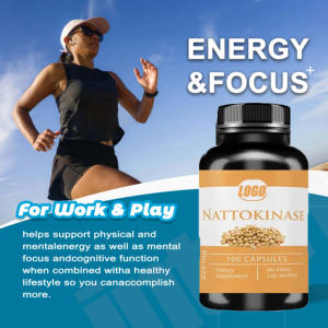 Ausreson OEM <span class=keywords><strong>Capsule</strong></span> Naturali di Natto, Nattokinase Organica, Integratori Alimentari di Natto, <span class=keywords><strong>Capsule</strong></span> di Natto in Confezione Grande - Product Image 2