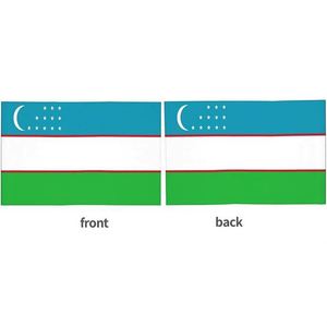 Hot Sells Polyester Uzbekistan Clip Onto Car Window <b>Flag</b> of Uzbek 12X18 Inch for Vehicle Outdoor Decoration - Product Image 3