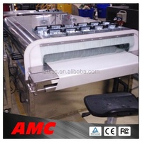 Fabricants leaders de tunnels de refroidissement entièrement automatiques en acier inoxydable 304 / tunnels de refroidissement pour chocolat / machines de tunnels de refroidissement pour gâteaux