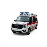 Ambulance médicale JMC Diesel avec surveillance, équipement médical, lit de transfert hospitalier, pression négative, transmission automatique, EURO 5