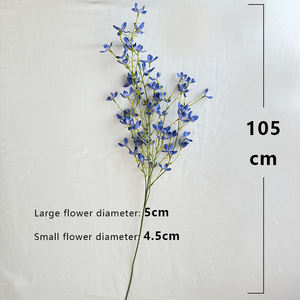 Queyiyi rami lunghi foglia pianta artificiale YANGMEI <span class=keywords><strong>febbraio</strong></span> orchid home decor - Product Image 4