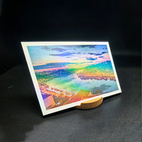 Cartes postales personnalisables en papier d'art avec paysages de monuments urbains - Souvenirs imprimés numériquement en haute définition pour cadeaux touristiques, décoration intérieure et échanges de cartes postales
