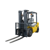3 Ton Diesel luar ruangan menggunakan sertifikat CE gratis pengiriman Forklift baru beroda harga tinggi 3 tahap 4.5m tiang Forklift