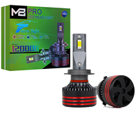 Phares LED de voiture Falconsight FCC M8pro 20000lm à faisceau haut et bas H4 H1 H3 6000k 9005 9012 130W Super Lumineux – Meilleur Prix