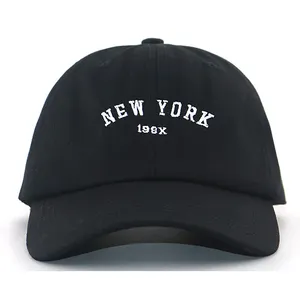 Topi Olahraga New YORK 199X Bordir Topi Bisbol Fashion Logo Topi Ayah Sesuai Pesanan