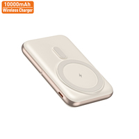 Vina Mini 10000mAh Power Bank Sans Fil Magnétique Chargeur Portable avec Affichage Sûr pour iPhone 14, 15 et Autres Appareils
