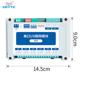MA01-XXCX0080 ebyte ODM RS485โมดูล IO อนุกรมรองรับ Modbus Di และทำ Ou โหมดเอาต์พุต8ช่อง Ai DO Rs485 Modbus RTU - Product Image 2