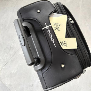 Maleta con Ruedas de Tela Oxford de 20 y 24 Pulgadas, Equipaje de Mano de Nailon con Ruedas Universales, Maleta con Contraseña Geométrica para Viajes Cortos - Product Image 3