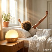 Lever du soleil Réveil Lumière Réveil Dawn Simulation Lampe LED Lever du soleil Horloge