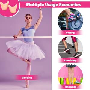 Couvre-orteils protecteurs d'orteils <span class=keywords><strong>pour</strong></span> femmes pochettes d'<span class=keywords><strong>orteil</strong></span> en Silicone coussinets en Gel protecteurs de chaussures de Pointe coussinets de chaussette en Gel <span class=keywords><strong>pour</strong></span> pied métatarsien - Product Image 6
