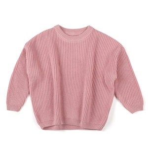Suéteres de punto para bebés y niñas, jersey liso de otoño e invierno, sin cantidad mínima, venta al por mayor - Product Image 5