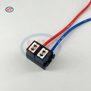 H7-2 résistant aux hautes températures <span class=keywords><strong>PX26d</strong></span> 2.5s.q support de lampe en céramique pour machines automobiles connexion de câble de montage PVC EAG - Product Image 1