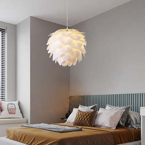 Nordic Home <b>Decor</b> Petal Pinecone Lamp Hotel Kitchen Dining Room Modern <b>Led</b> Pendant <b>Light</b> for Girls Room - Product Image 5