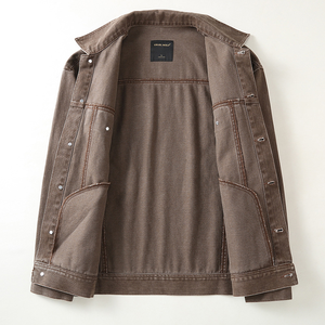 <span class=keywords><strong>Blazer</strong></span> en <span class=keywords><strong>jean</strong></span> décontracté pour <span class=keywords><strong>homme</strong></span>, manches longues, <span class=keywords><strong>style</strong></span> court, en fausse fourrure, pour l'hiver, le printemps et l'automne, options grandes tailles - Product Image 4