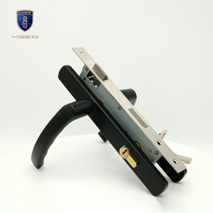 Vendite dirette della fabbrica leva di bloccaggio della <span class=keywords><strong>porta</strong></span> pannello nero <span class=keywords><strong>pvc</strong></span> <span class=keywords><strong>serratura</strong></span> della <span class=keywords><strong>porta</strong></span> - Product Image 4