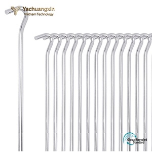 Stainless Steel Tent Pegs Outdoor <b>Camping</b> Ground Nails All Seasons Durable Metal Pegs for Tents <b>Canopy</b> Gardening Use - Product Image 5