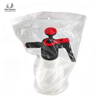 Bouteille pulvérisatrice dépolie haute pression pour lavage de voiture domestique avec filtre en laiton PA