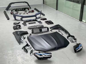 Kit de Carrocería F10 a G30 para BMW Serie 5 F10 F18 520i 528i 530i 535i <span class=keywords><strong>525d</strong></span> 530d 535d a 2023 G30 F90 M5 Piezas de Carrocería Parachoques Delantero y Trasero - Product Image 1