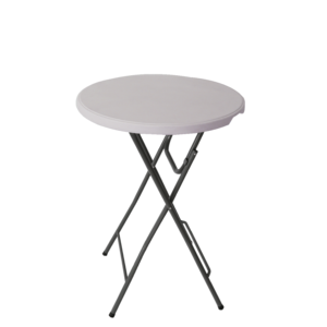 Hitree bán buôn 32 inch cao Chiều cao Cocktail Vòng gấp HDPE nhựa bảng tổ chức sự kiện trắng cho các bên ngoài trời - Product Image 3
