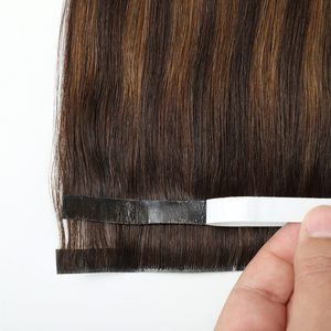 Nuovo Arrivo: Extension di <span class=keywords><strong>Capelli</strong></span> Umani con Nastro Lungo Iniettato, Ombre Balayage, Cuticole Allineate, <span class=keywords><strong>Capelli</strong></span> Russi Vergini Grezzi, Doppia Tintura - Product Image 3