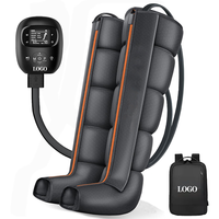 Système Professionnel de Récupération par Bottes de Compression d'Air Séquentielle Sportive pour une Circulation Améliorée, Pressothérapie et Drainage Lymphatique