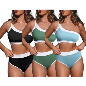 Maillot De Bain fille badeanzug Bikini rắn đúc cup đẩy lên 2 mảnh tam giác bơi trang phục Lady bikini sexy bãi biển mặc - Product Image 1
