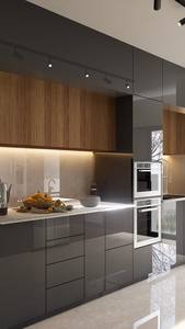 Set di armadi da cucina in legno, - Product Image 2