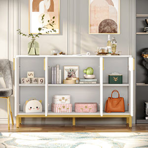 <span class=keywords><strong>Buffet</strong></span> de luxe de 59 pouces, armoire de rangement moderne, meuble de cuisine, <span class=keywords><strong>buffet</strong></span> avec 4 portes - Product Image 5